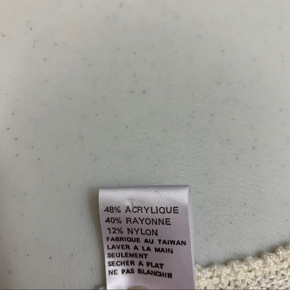 VINTAGE Women’s Lace Beaded V-Neck Sweater - Picture 10 of 11